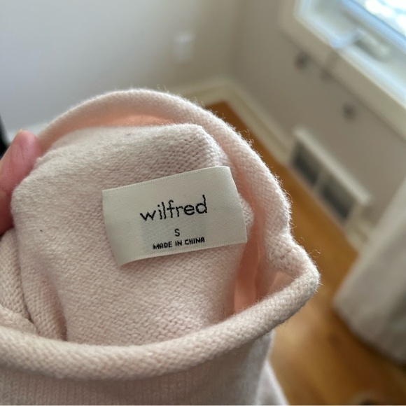 Aritzia Wilfred Cyprie Merino Wool Sweater Pale Pink (NOT STOCK PIC) Small - Picture 5 of 8